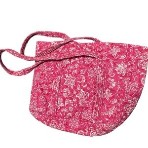 Floral Tote Bag in Pink
